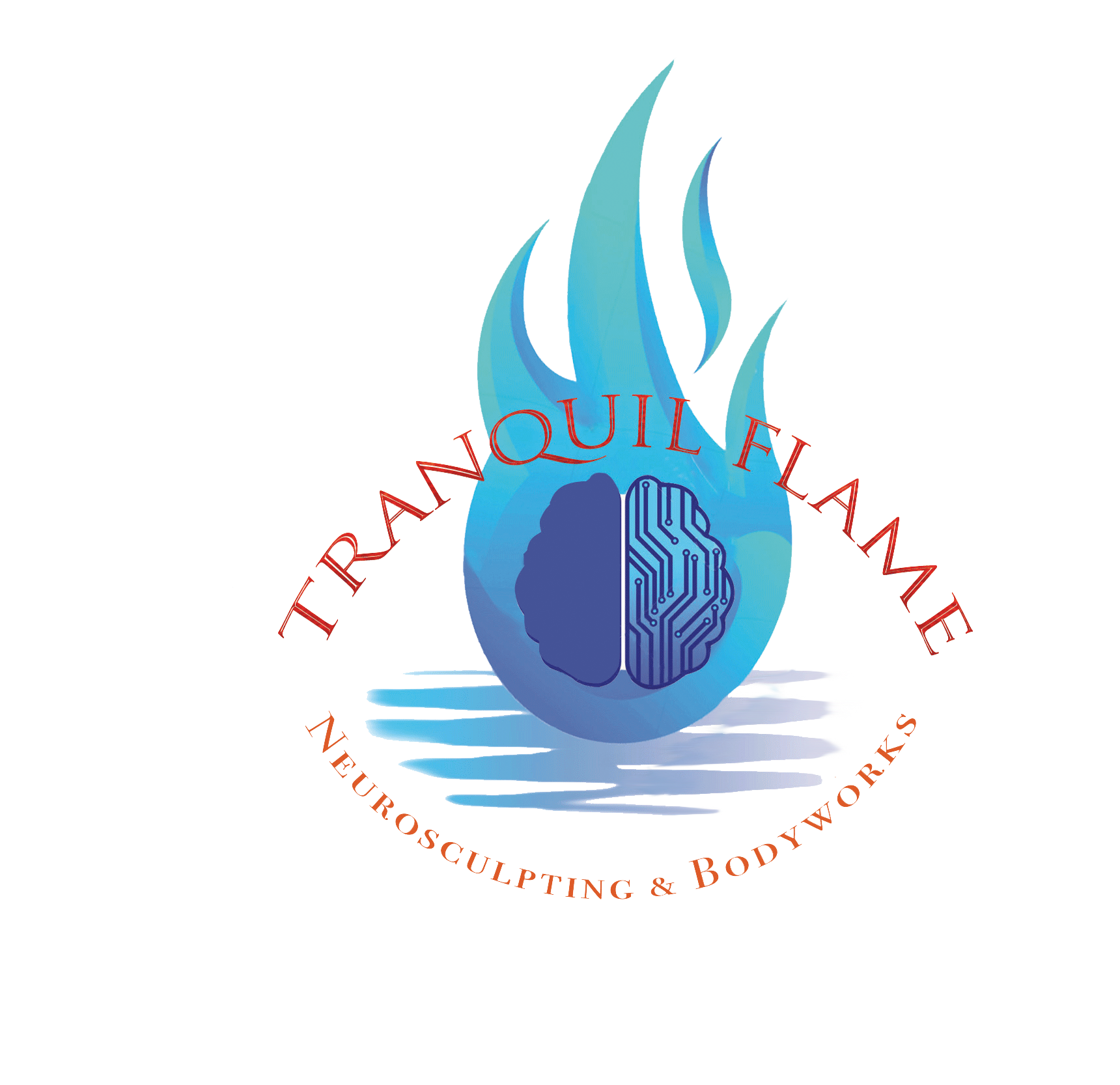 Tranquil Flame Bodyworks and Neurosculpting Logo